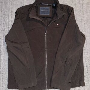 Tommy Hilfiger Black Zip up Men's Jacket Size Large